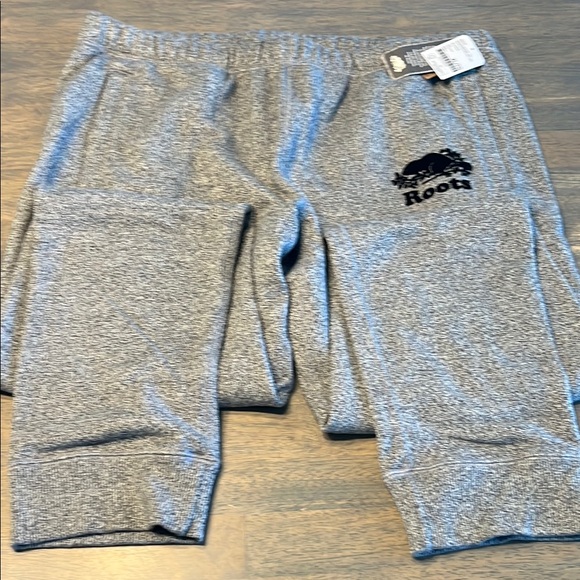 NWT Roots Salt & Pepper Park Slim Sweatpants XL Tall